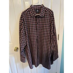 Cutter & Buck Mens Cotton Button Down‎ Long Sleeve Shirt